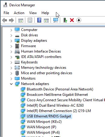 Install RNDIS Driver to Connect RFID Reader via USB